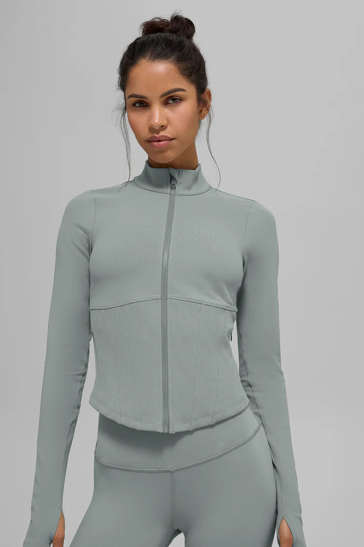 Airbrush Corset Full Zip Jacket AY